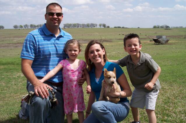 family - pet - companion - cows  - pasture - pink - girls - friend